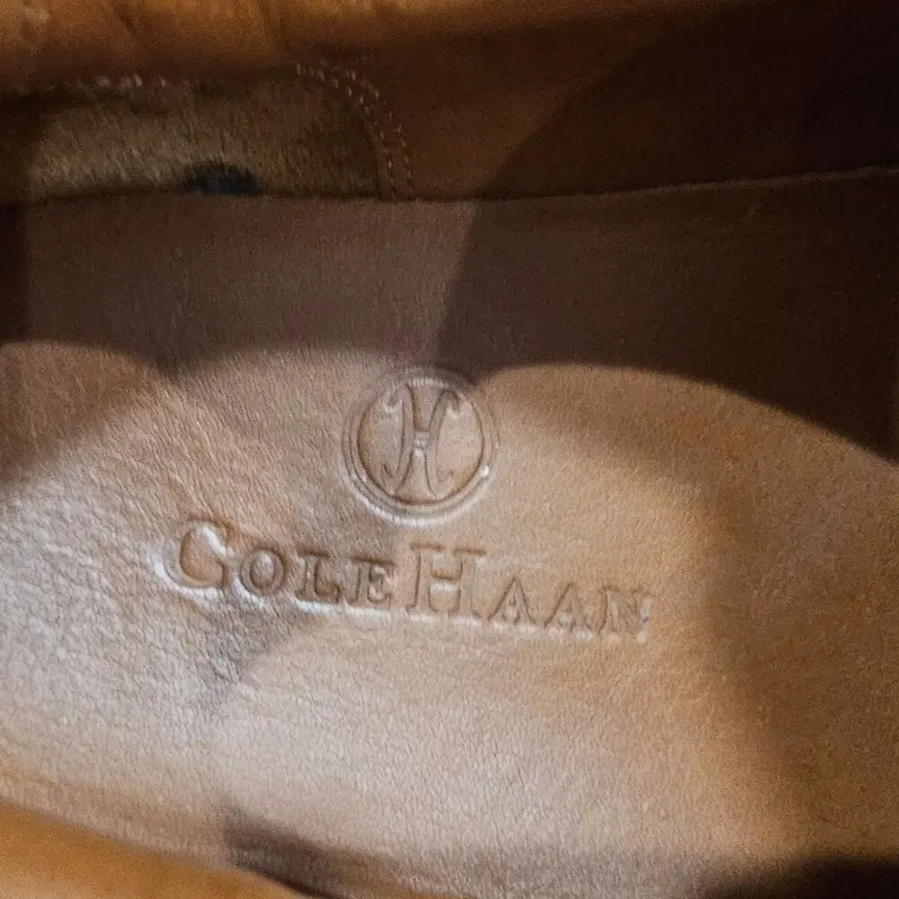 Cole Haan Men's Brown Leather Loafers, Men's Size 8.5